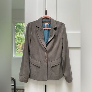 Vintage Bebe brown single breast blazer size 10